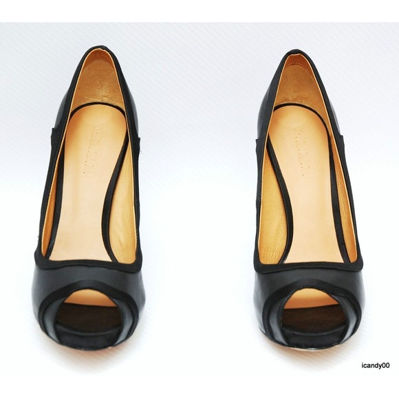 L.A.M.B. LAMB Leighton Open Toe High Heel Platform Pump 9.5 $275 New - Picture 4 of 7